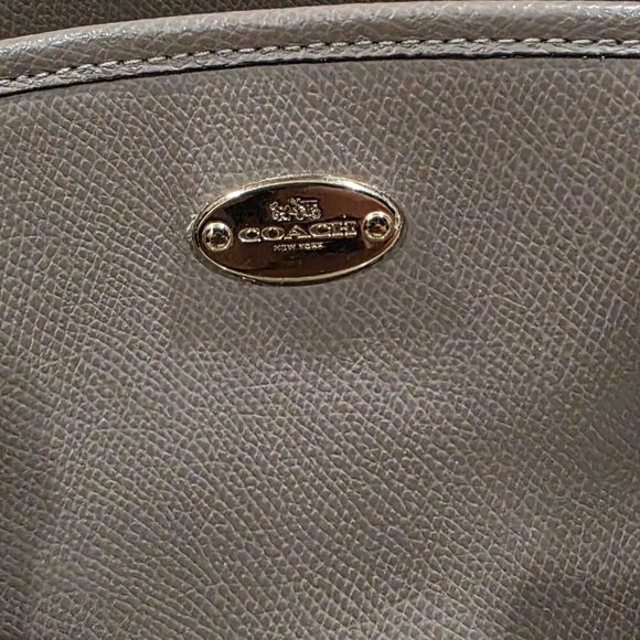 Taupe Coach handbag - Picture 3 of 5